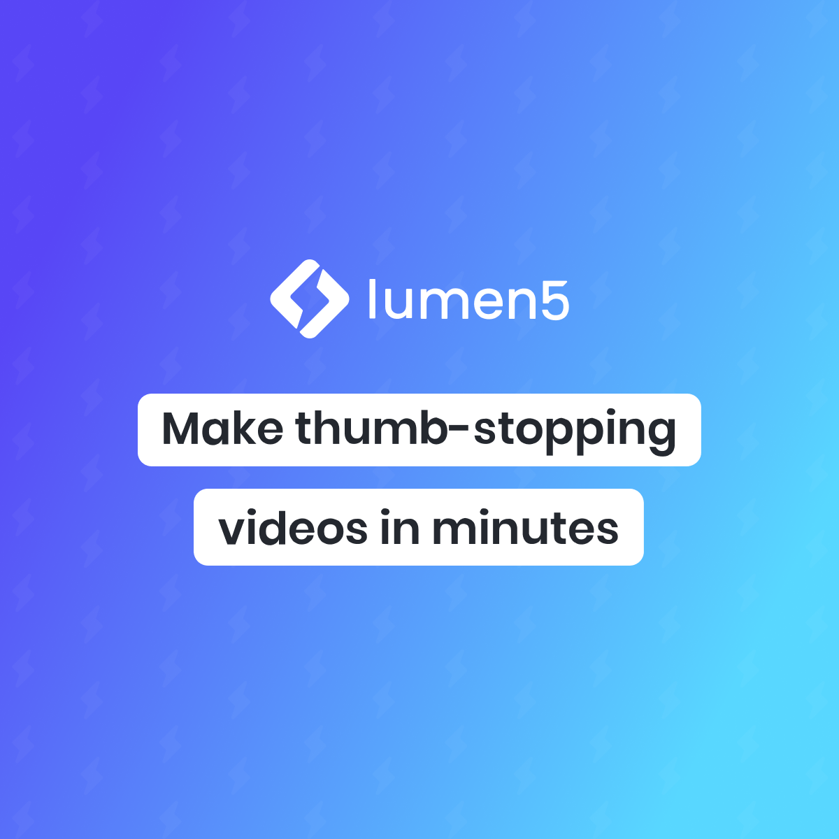 Lumen5 website preview