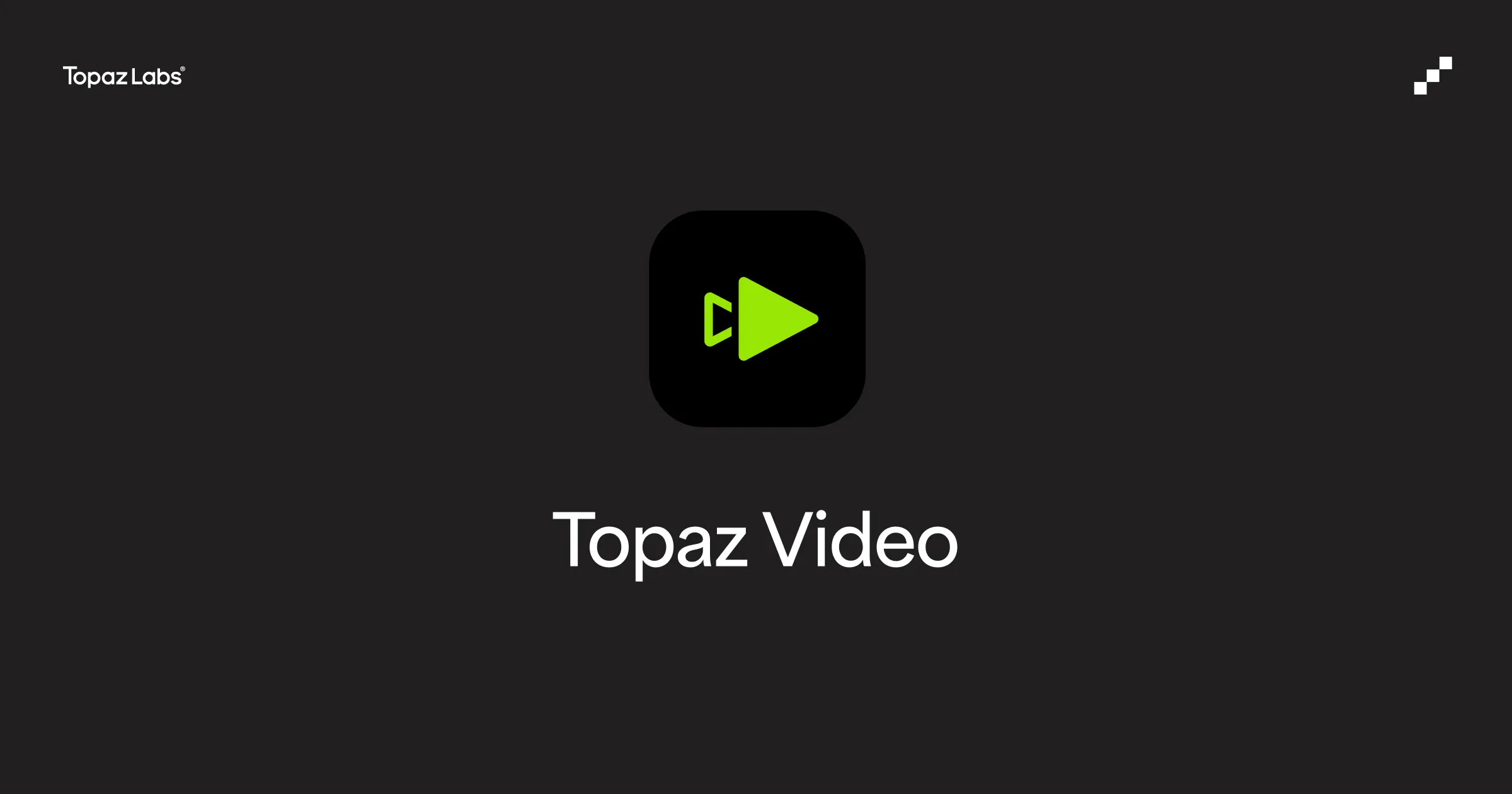 Topaz Video AI website preview