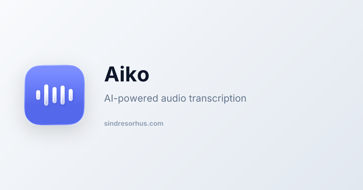 Aiko website preview