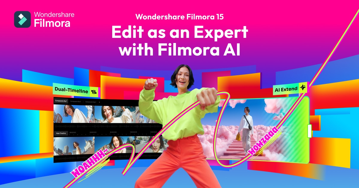 Filmora AI website preview